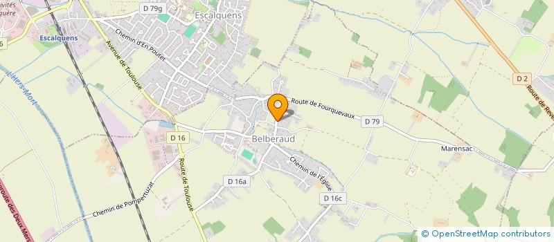 localisation de l'entreprise CTRE COM ACTION SOCIALE DE MONTLAUR à MONTLAUR
