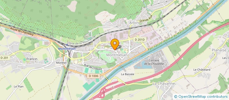 localisation de l'entreprise CTRE COM ACTION SOCIALE DE MONTMELIAN à MONTMELIAN