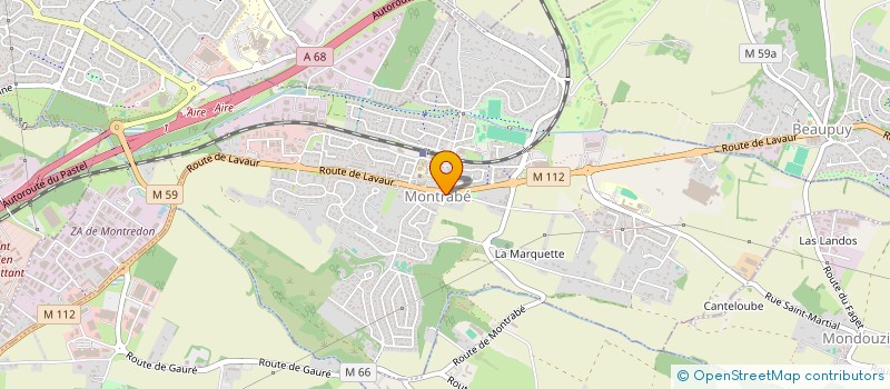 localisation de l'entreprise CTRE COM ACTION SOCIALE DE MONTRABE à MONTRABE