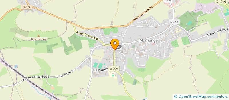 localisation de l'entreprise CTRE COM ACTION SOCIALE DE MORHANGE  MORHANGE