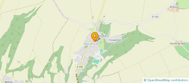 localisation de l'entreprise CTRE COM ACTION SOCIALE DE MORIENVAL  MORIENVAL