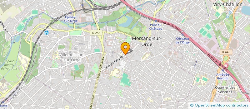localisation de l'entreprise CTRE COM ACTION SOCIALE DE MORSANG SUR O à MORSANG-SUR-ORGE