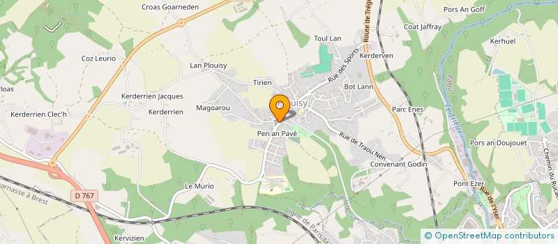 localisation de l'entreprise CTRE COM ACTION SOCIALE DE MOUSTERU à MOUSTERU