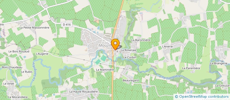 localisation de l'entreprise CTRE COM ACTION SOCIALE DE MOUZILLON  MOUZILLON