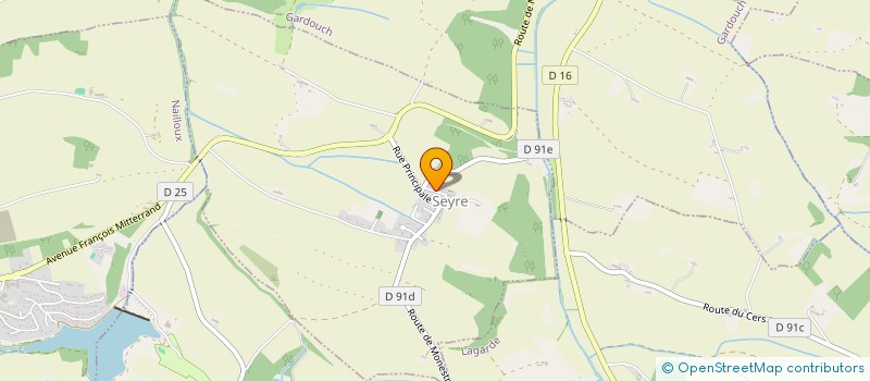 localisation de l'entreprise CTRE COM ACTION SOCIALE DE NAILLOUX à NAILLOUX