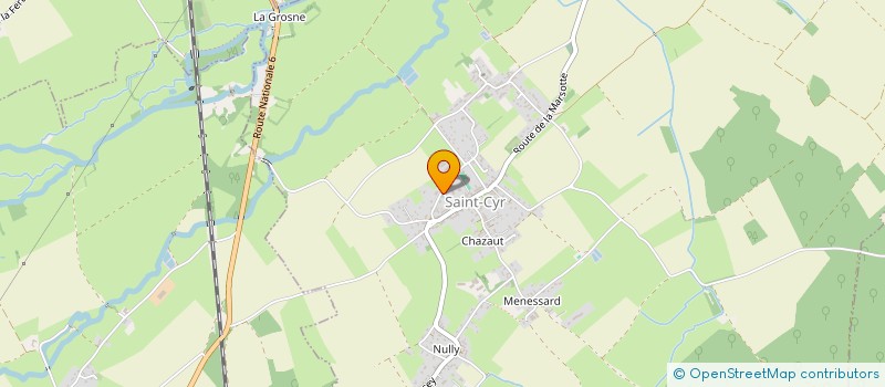 localisation de l'entreprise CTRE COM ACTION SOCIALE DE NANTON  NANTON