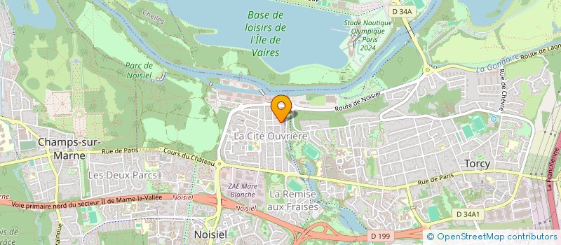 localisation de l'entreprise CTRE COM ACTION SOCIALE DE NOISIEL  NOISIEL