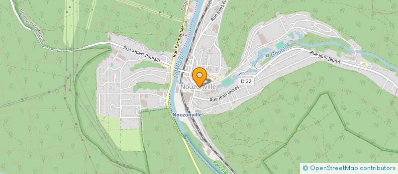 localisation de l'entreprise CTRE COM ACTION SOCIALE DE NOUZONVILLE  NOUZONVILLE