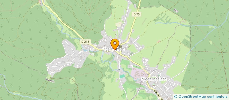 localisation de l'entreprise CTRE COM ACTION SOCIALE DE OBERHASLACH  OBERHASLACH