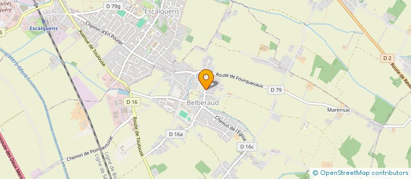 localisation de l'entreprise CTRE COM ACTION SOCIALE DE ODARS à ODARS