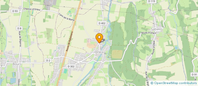 localisation de l'entreprise CTRE COM ACTION SOCIALE DE ORLEIX à ORLEIX