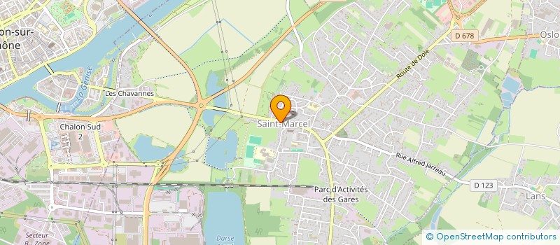 localisation de l'entreprise CTRE COM ACTION SOCIALE DE OSLON  OSLON