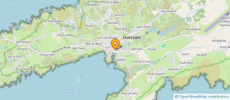 localisation de l'entreprise CTRE COM ACTION SOCIALE DE OUESSANT à OUESSANT