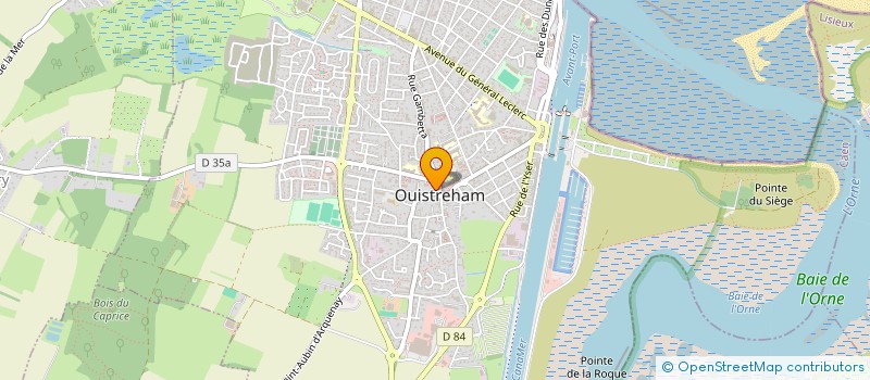 localisation de l'entreprise CTRE COM ACTION SOCIALE DE OUISTREHAM à OUISTREHAM