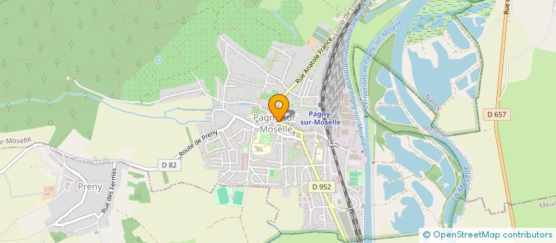 localisation de l'entreprise CTRE COM ACTION SOCIALE DE PAGNY SUR MOS à PAGNY-SUR-MOSELLE