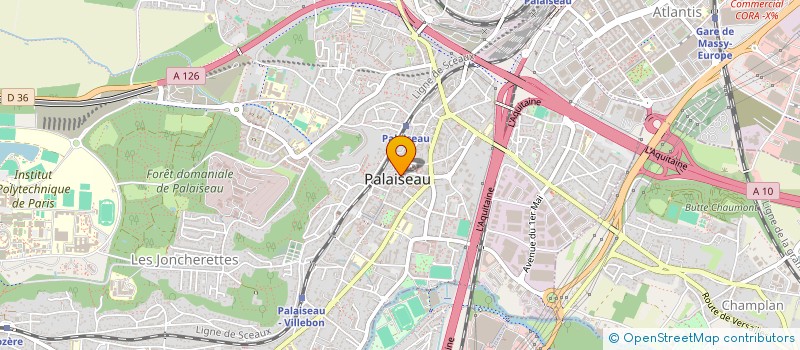 localisation de l'entreprise CTRE COM ACTION SOCIALE DE PALAISEAU à PALAISEAU