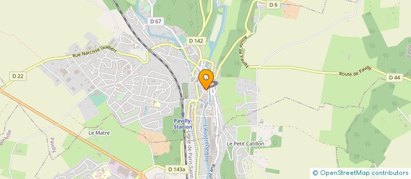 localisation de l'entreprise CTRE COM ACTION SOCIALE DE PAVILLY à PAVILLY