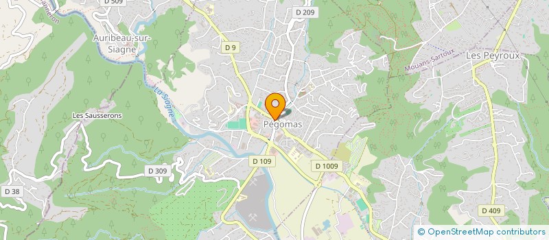 localisation de l'entreprise CTRE COM ACTION SOCIALE DE PEGOMAS à PEGOMAS