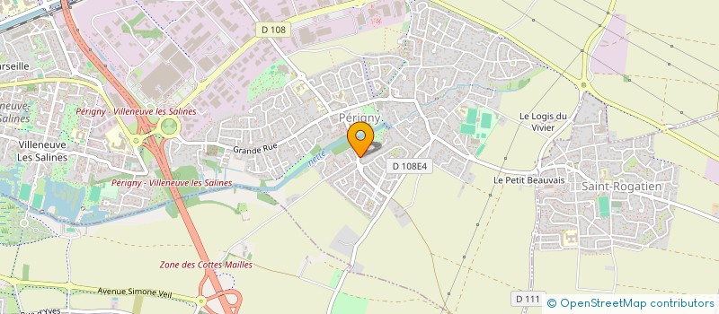 localisation de l'entreprise CTRE COM ACTION SOCIALE DE PERIGNY à PERIGNY
