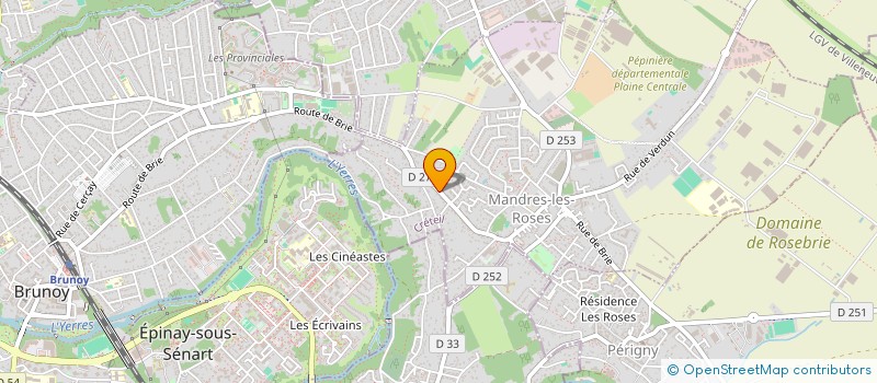 localisation de l'entreprise CTRE COM ACTION SOCIALE DE PERIGNY à PERIGNY