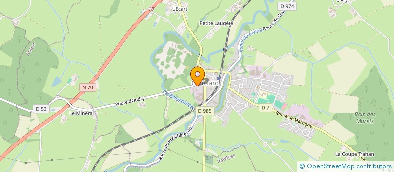 localisation de l'entreprise CTRE COM ACTION SOCIALE DE PERRECY-LES-F  PERRECY-LES-FORGES