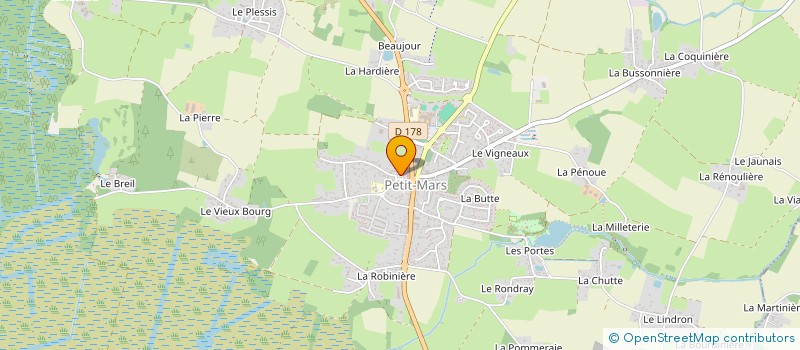 localisation de l'entreprise CTRE COM ACTION SOCIALE DE PETIT-MARS à PETIT-MARS