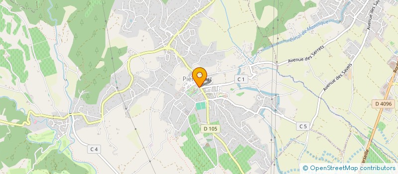 localisation de l'entreprise CTRE COM ACTION SOCIALE DE PIERREVERT à PIERREVERT