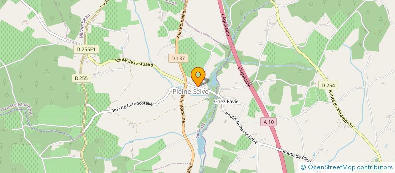 localisation de l'entreprise CTRE COM ACTION SOCIALE DE PLEINE SELVE  PLEINE-SELVE