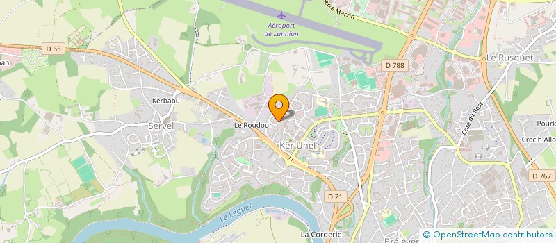 localisation de l'entreprise CTRE COM ACTION SOCIALE DE PLOUBEZRE à PLOUBEZRE