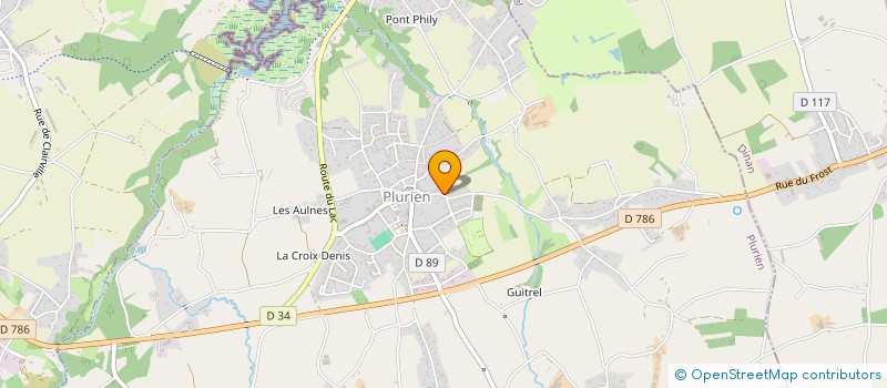 localisation de l'entreprise CTRE COM ACTION SOCIALE DE PLURIEN  PLURIEN