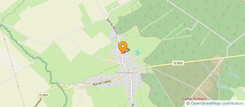 localisation de l'entreprise CTRE COM ACTION SOCIALE DE POMMEREUIL à POMMEREUIL