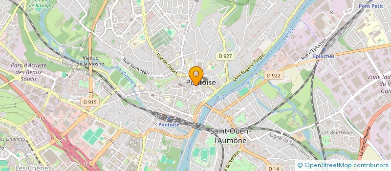 localisation de l'entreprise CTRE COM ACTION SOCIALE DE PONTOISE  PONTOISE
