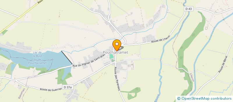 localisation de l'entreprise CTRE COM ACTION SOCIALE DE POUCHARRAMET à POUCHARRAMET