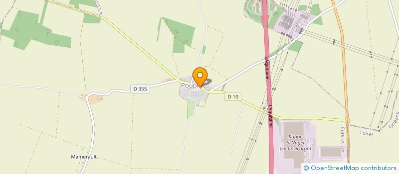 localisation de l'entreprise CTRE COM ACTION SOCIALE DE POUPRY à POUPRY