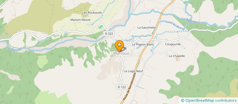 localisation de l'entreprise CTRE COM ACTION SOCIALE DE PRADS à PRADS-HAUTE-BLEONE