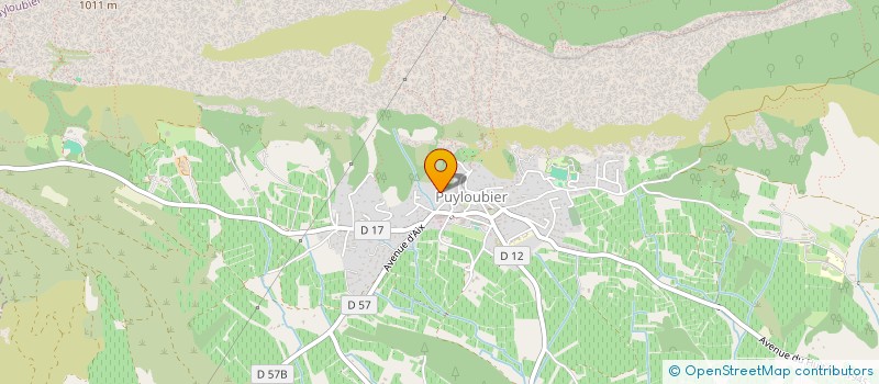 localisation de l'entreprise CTRE COM ACTION SOCIALE DE PUYLOUBIER à PUYLOUBIER