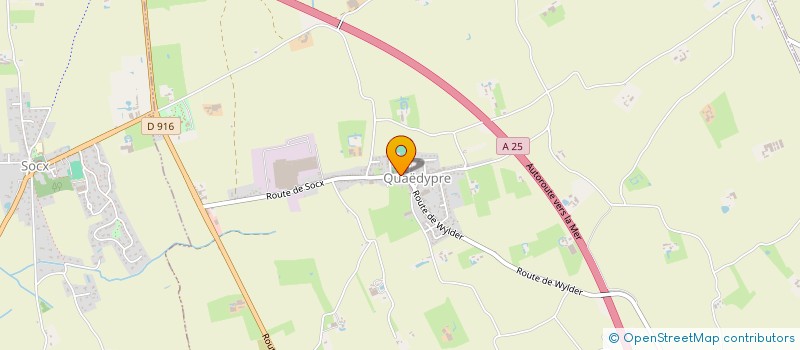 localisation de l'entreprise CTRE COM ACTION SOCIALE DE QUAEDYPRE  QUAEDYPRE