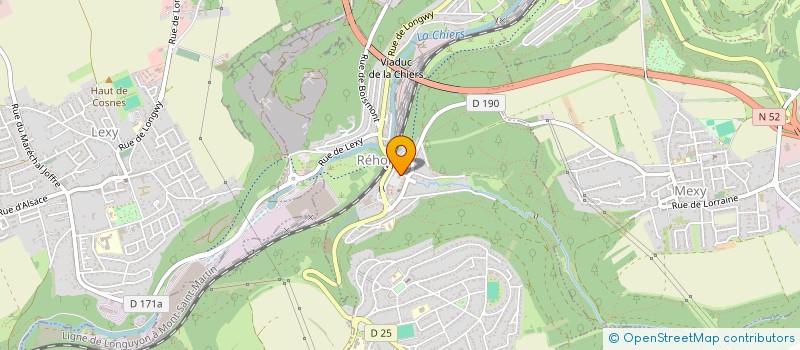 localisation de l'entreprise CTRE COM ACTION SOCIALE DE REHON  REHON