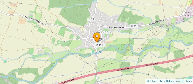 localisation de l'entreprise CTRE COM ACTION SOCIALE DE REININGUE  REININGUE