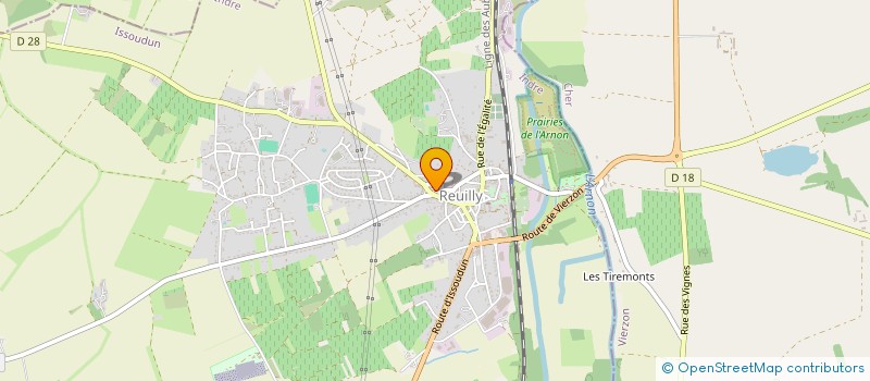 localisation de l'entreprise CTRE COM ACTION SOCIALE DE REUILLY à REUILLY