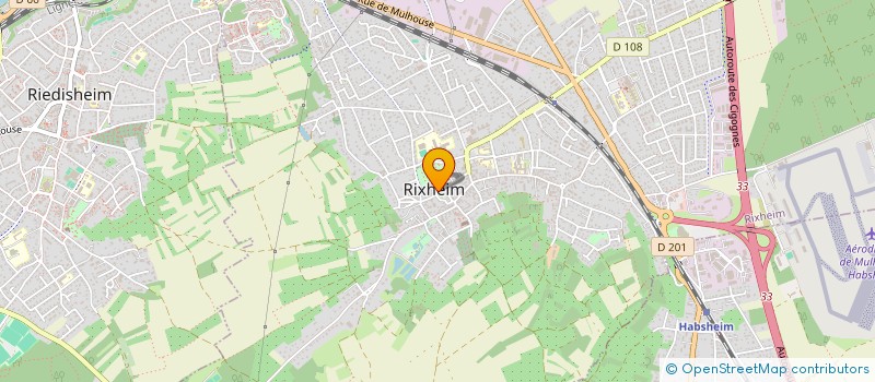 localisation de l'entreprise CTRE COM ACTION SOCIALE DE RIXHEIM à RIXHEIM