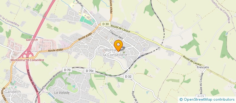 localisation de l'entreprise CTRE COM ACTION SOCIALE DE ROQUESERIERE à ROQUESERIERE