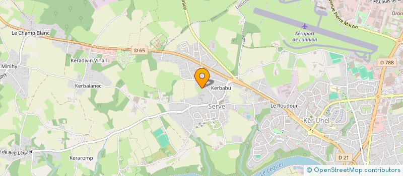 localisation de l'entreprise CTRE COM ACTION SOCIALE DE ROSPEZ à ROSPEZ