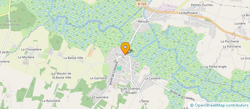 localisation de l'entreprise CTRE COM ACTION SOCIALE DE ROUANS à ROUANS