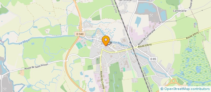 localisation de l'entreprise CTRE COM ACTION SOCIALE DE RUE  RUE