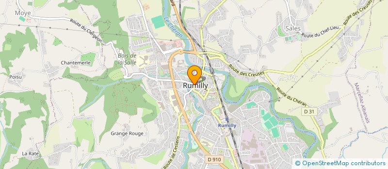 localisation de l'entreprise CTRE COM ACTION SOCIALE DE RUMILLY à RUMILLY