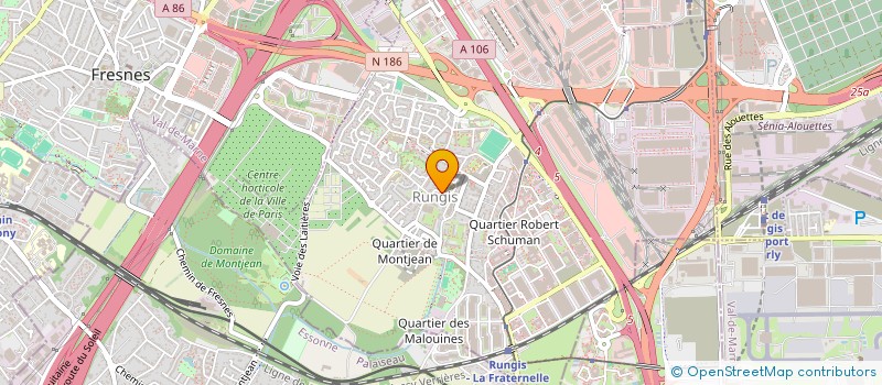 localisation de l'entreprise CTRE COM ACTION SOCIALE DE RUNGIS à RUNGIS