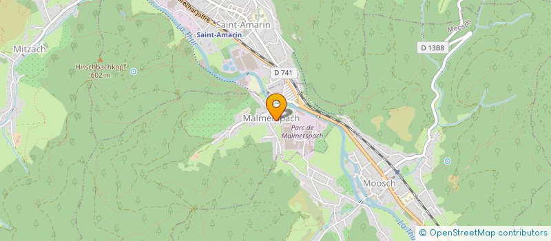 localisation de l'entreprise CTRE COM ACTION SOCIALE DE SAINT AMARIN  SAINT-AMARIN