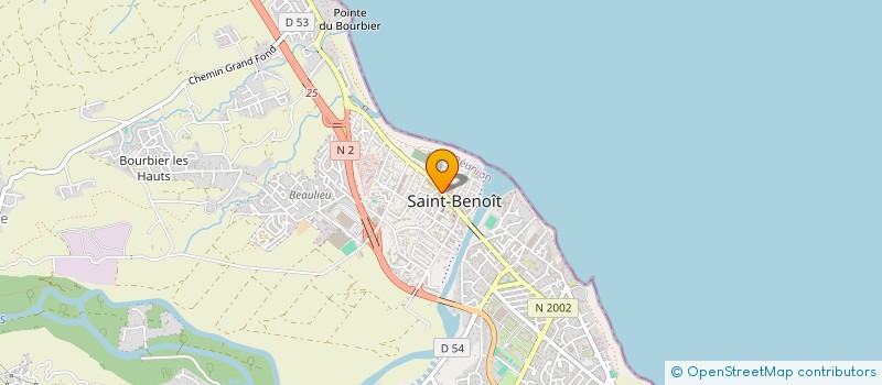 localisation de l'entreprise CTRE COM ACTION SOCIALE DE SAINT BENOIT à SAINT-BENOIT