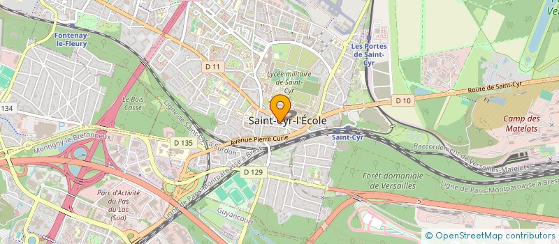 localisation de l'entreprise CTRE COM ACTION SOCIALE DE SAINT CYR L E à SAINT-CYR-L'ECOLE